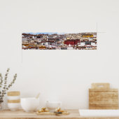 Tibet - het klooster Ganden Buddhist Poster (Keuken)