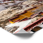 Tibet - het klooster Ganden Buddhist Poster (Hoek)