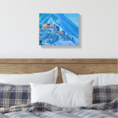 Tibet, Himalaya, 1933, ingediend door Nicholas Roe Canvas Afdruk (Insitu (Slaapkamer))