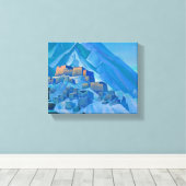 Tibet, Himalaya, 1933, ingediend door Nicholas Roe Canvas Afdruk (Insitu (Houten vloer))