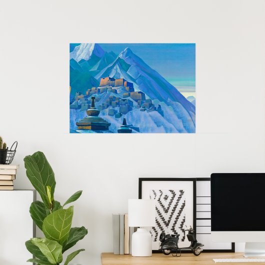 Tibet, Himalaya door Nicholas Roerich Poster (Thuiskantoor)