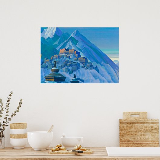 Tibet, Himalaya door Nicholas Roerich Poster (Keuken)