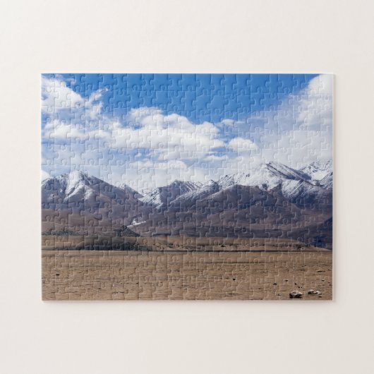Tibet, Himalaya - Schilderachtig berglandschap Legpuzzel (Horizontaal)