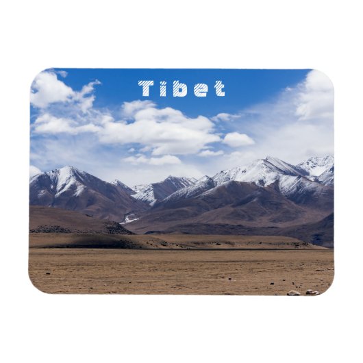 Tibet, Himalaya - Schilderachtig berglandschap Magneet (Horizontaal)