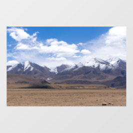 Tibet, Himalaya - Schilderachtig berglandschap Raamsticker