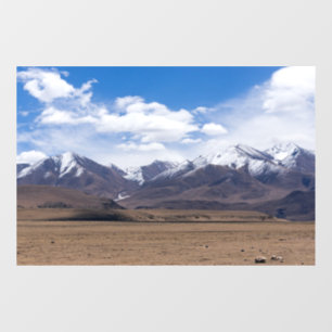 Tibet, Himalaya - Schilderachtig berglandschap Raamsticker