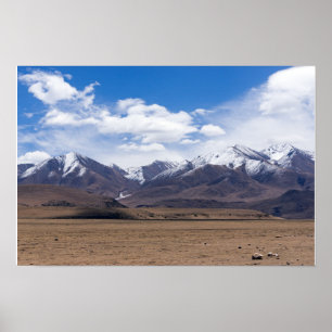 Tibet, Himalaya - Schitterend berglandschap Poster