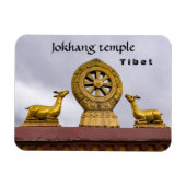 Tibet, Lhasa - Dharmawiel in Jokhang-tempel Magneet (Horizontaal)