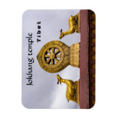 Tibet, Lhasa - Dharmawiel in Jokhang-tempel Magneet (Verticaal)