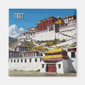 Tibet Lhasa Potola Palace reizen Magneet (Voorkant)