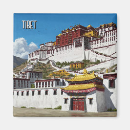 Tibet Lhasa Potola Palace reizen Magneet