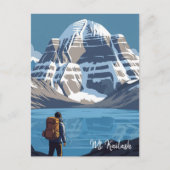 Tibet Mount Kailash Reizen Briefkaart (Voorkant)