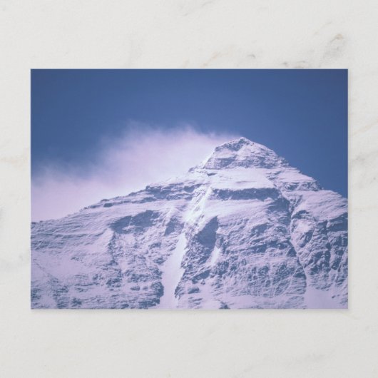 Tibet. Mt. Everest Briefkaart (Voorkant)