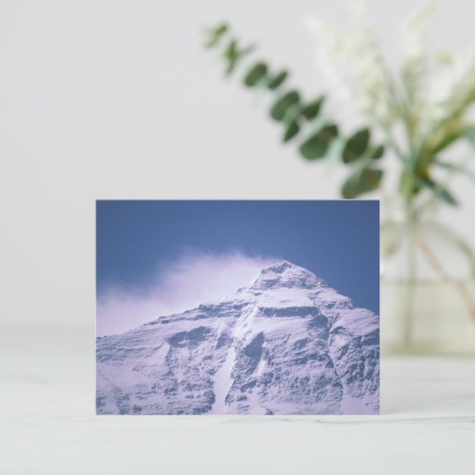 Tibet. Mt. Everest Briefkaart (Staand voorkant)