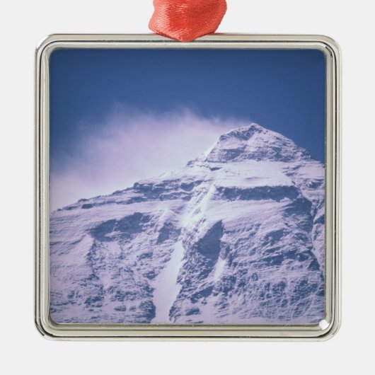 Tibet. Mt. Everest Metalen Ornament (Voorkant)
