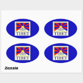Tibet Ovale Sticker (Vel)