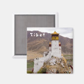 Tibet - Paleis Yumbulakhang Magneet (Voorkant / Achterkant)