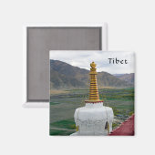 Tibet - Paleis Yumbulakhang Magneet (Voorkant / Achterkant)