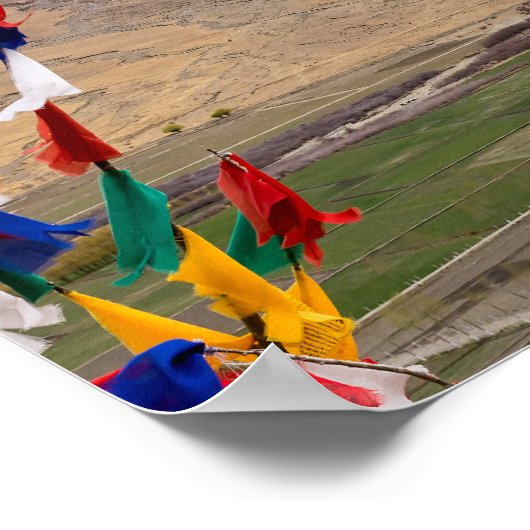 Tibet - Paleis Yumbulakhang Poster (Hoek)