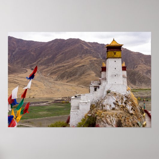Tibet - Paleis Yumbulakhang Poster (Voorkant)