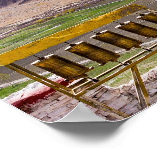 Tibet - Paleis Yumbulakhang Poster (Hoek)