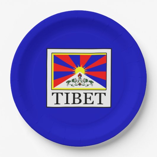 Tibet Papieren Bordje (Voorkant)