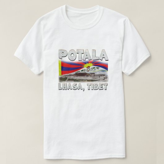 Tibet Potala Lhasa T-shirt (Design voorkant)