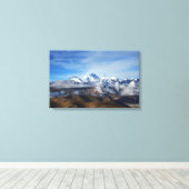 Tibet Qomolangma Mt Everest China Reisfoto Canvas Afdruk (Insitu (Houten vloer))