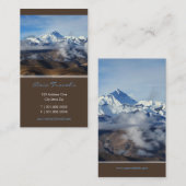 Tibet Qomolangma Mt Everest China Reisfoto Visitekaartje (Voorkant / Achterkant)