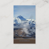 Tibet Qomolangma Mt Everest China Reisfoto Visitekaartje (Achterkant)
