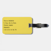 Tibet - Rituele-boterlamp Bagagelabel (Achterkant horizontaal)