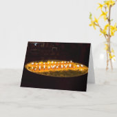 Tibet - Rituele boterlamp Kaart (Gele Bloem)