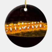 Tibet - Rituele-boterlamp Keramisch Ornament (Achterkant)