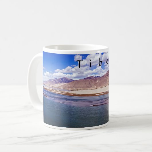 Tibet - rivier de Brahmaputra Koffiemok (Voorkant links)