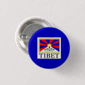 Tibet Ronde Button 3,2 Cm (Voorkant /achterkant)