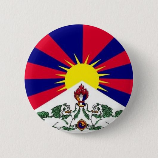 tibet ronde button 5,7 cm (Voorkant)
