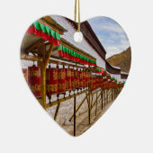 Tibet, Shigatse - klooster Tashilumpo Keramisch Ornament (Rechts)