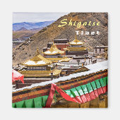 Tibet, Shigatse - klooster Tashilumpo Magneet (Voorkant)