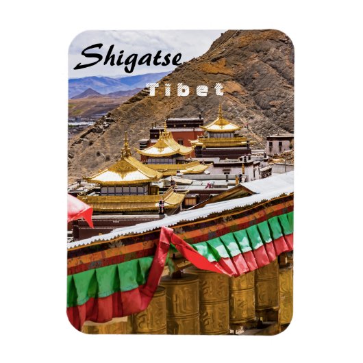 Tibet, Shigatse - klooster Tashilumpo Magneet (Verticaal)