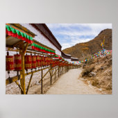 Tibet, Shigatse - klooster Tashilumpo Poster (Voorkant)