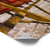 Tibet, Shigatse - Tashilumpo-klooster Poster (Hoek)