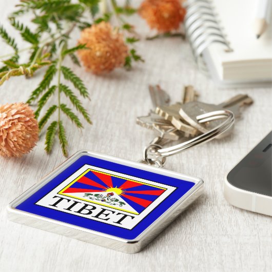 Tibet Sleutelhanger (Zijkant)