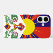 Tibet, sneeuwpoppen, Tibetaanse vlag - de Himalaya Case-Mate iPhone Case (Achterkant (horizontaal))