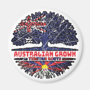 Tibet Tibetaans Australisch Australische Boom Wort Magneet