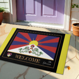 Tibet & Tibetaanse vlag huis matten / sport Welkom