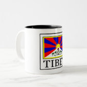Tibet Tweekleurige Koffiemok (Voorkant links)