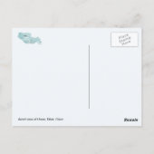 Tibet, uitzicht van de lucht van Lhasa, China Briefkaart (Achterkant)