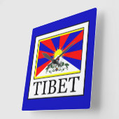 Tibet Vierkante Klok (Hoek)