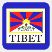 Tibet Vierkante Sticker (Voorkant)