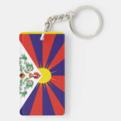 Tibet vlag sleutelhanger (achterkant)